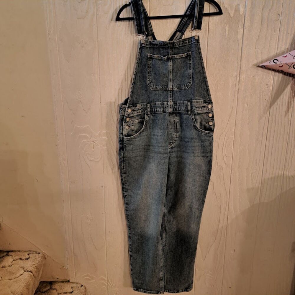 Silver Jeans Co. Baggy Denim Overalls - Size Medium M/L28
